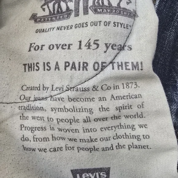 Levi's 527 Blue Straight Jeans Classic Denim W32 x L30